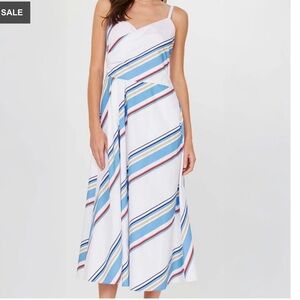 Current Air Striped Midi Dress - NWT